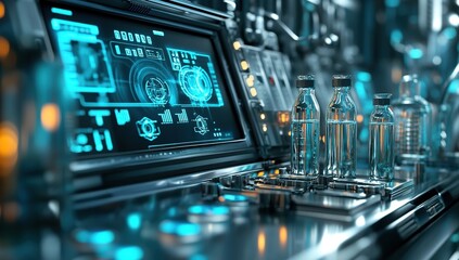 Advanced Lab: Analyzing Liquid Samples with Futuristic Technology and Precise Measurements for Scientific Discovery