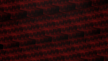 Black background with a repeating pattern that resembles a zigzag or chevron