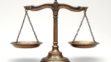 Antique Bronze Justice Scales