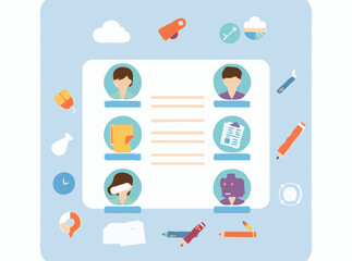 Visual Elements for Interactive Study Materials