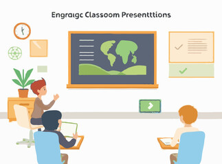 Interactive Visuals for Engaging Classroom Presentations