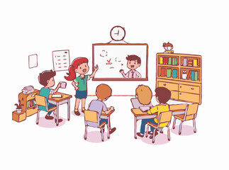 Dynamic Illustrations for Classroom Instruction