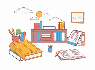 Detailed Illustrations for Educational Materials
