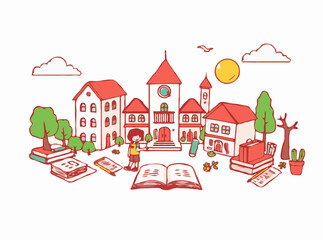 Detailed Illustrations for Educational Materials