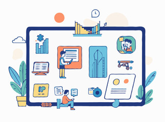 Dynamic Visual Assets for E-Learning Platforms