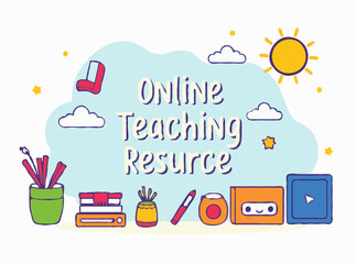 Vibrant Graphics for Online Teaching Resources