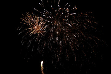 fireworks in the sky