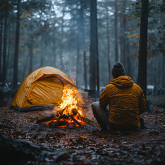 Noche de Camping: Paz y Conexión con la Naturaleza