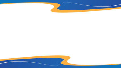 Abstract background design with aesthetic style and modern style, abstract white background with orange and blue colors