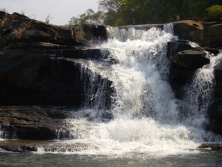Bolavaen Plateau, Tad Pha-Suam Wasserfall, Laos