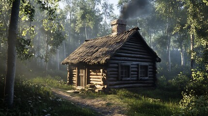 A Minimalist Wooden Home with an Open Concept
