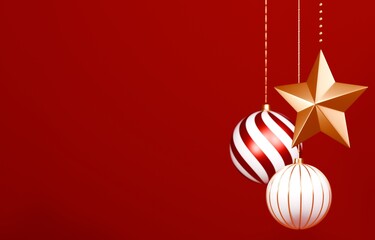 3D素材_クリスマスオーナメント