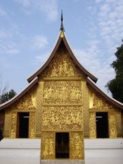 Relief, Luang Prabang, Wat Mai Tempel, Laos
