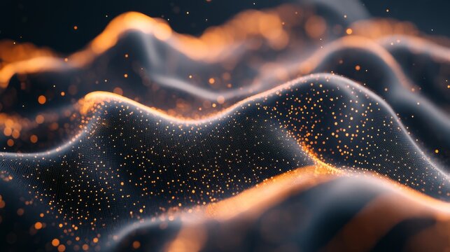 Abstract technology big data background featuring artificial intelligence, cybersecurity, and blockchain concepts with 3d digital data streams, secure server networks, and high-tech data transfer visu