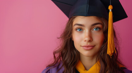 Éxito y logro: Símbolos de graduación y nuevos comienzos