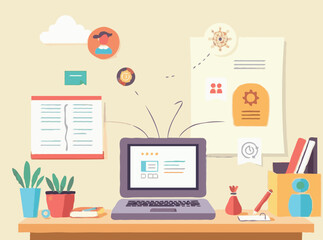 Visual Learning Tool for E-Courses and Tutorials