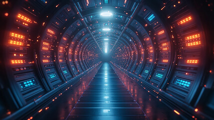 Fototapeta premium Conexión digital: La inteligencia artificial uniendo a las personas y la tecnología