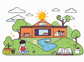 Educational Vector Designs for Engaging Lessons