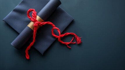 Éxito y logro: Símbolos de graduación y nuevos comienzos