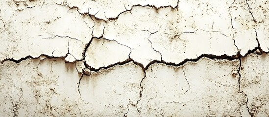 Obraz premium Dried Earth Cracks Texture
