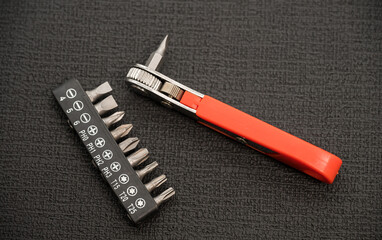 11-Piece Mini Ratchet Wrench Set with Screwdriver Bits - Steel Material, 36-Teeth Gear,...