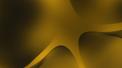 abstract background with gold and black color gradations that form a soft wave or fold pattern of fabric