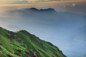 mountain landscape in the morning