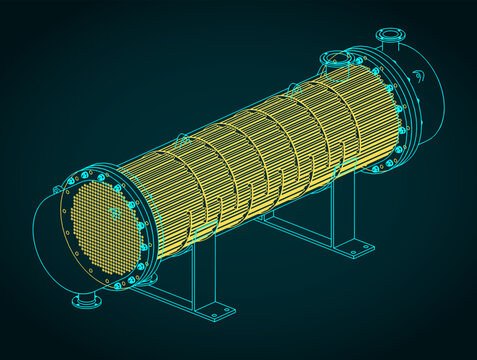 Shell and tube heat exchanger structure