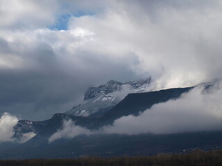 Chartreuse Alpes nuages