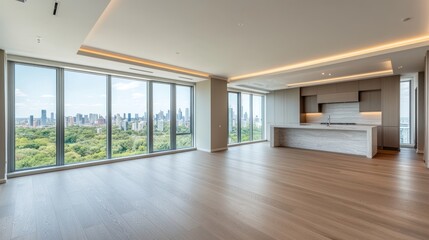 Fototapeta premium Luxury Penthouse Apartment with Stunning City Views