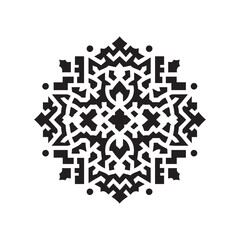 Islamic Mandala Pattern Vector | Arabic Geometric Ornament Design