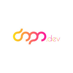 Dopo logotype design template concept