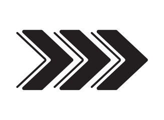 Abstract Lined Arrow Angular Chevron Motion Design