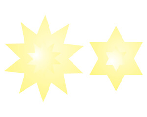 star yellow star vedtor illustration.