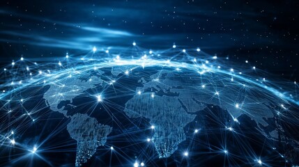 Visualizing data flow interactive map digital space online environment global perspective data visualization