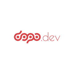 Dopo logotype design template concept