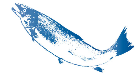 魚介のシルエットイラスト fish silhouette design vector art illustration