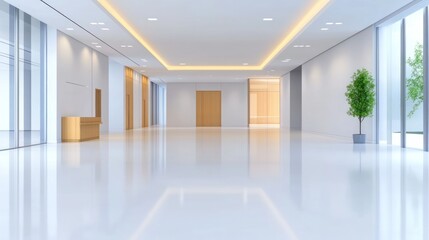 Modern Office Lobby Interior Design: Minimalist Elegance
