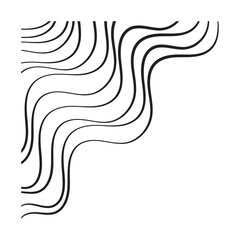 Abstract Border Minimal Line Art Frame