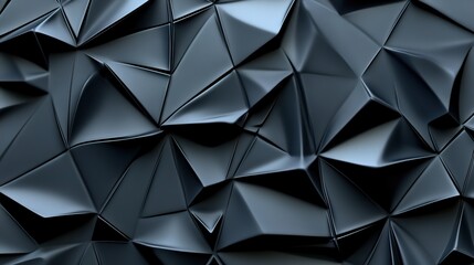Fototapeta premium Abstract Geometric Texture with Sharp Angles and Dark Shades