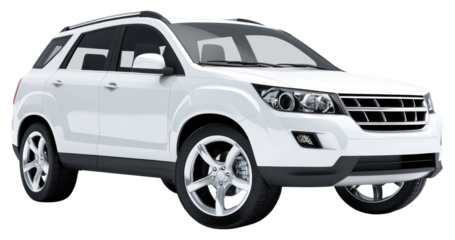 PNG White SUV car suv automobile vehicle.