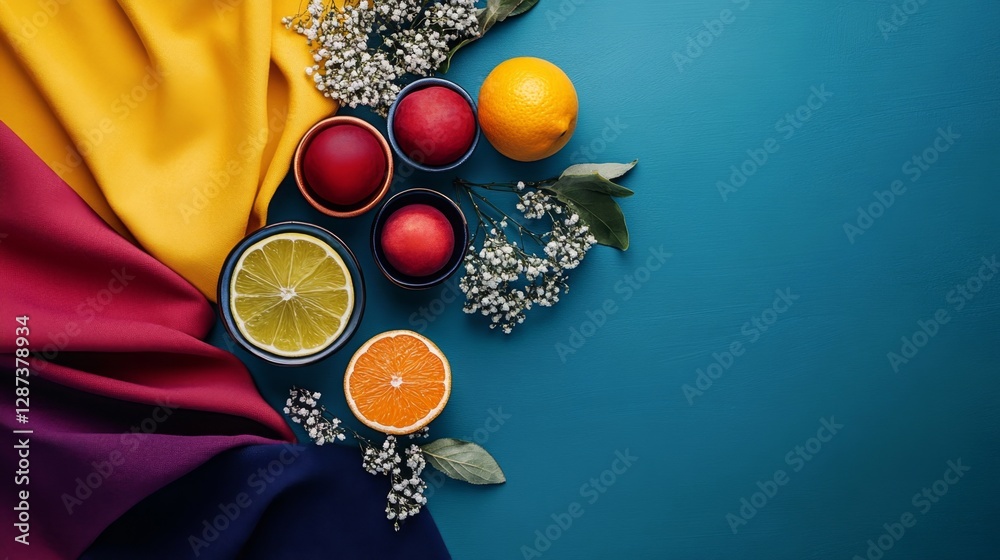 Poster selecting a vibrant color palette for aabc projects design studio visual guide creative environment 