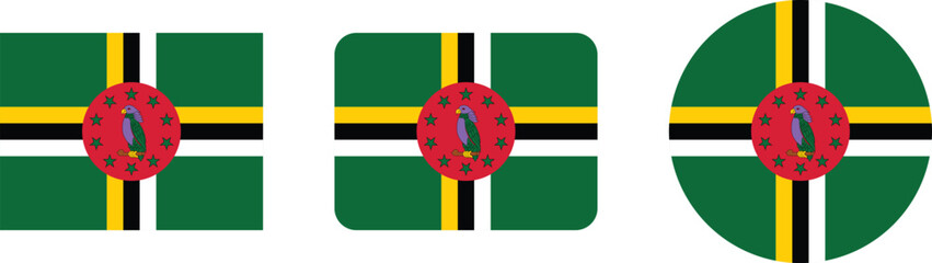 Dominica Flag: Square and Oval Variations, Representing National Identity