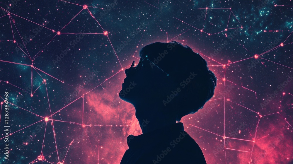 Poster creating virtual data constellations digital realm interactive visualizations cyber environment anal