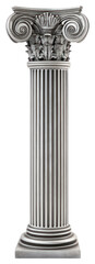 PNG Silver Greek ancient column pillar architecture greek.