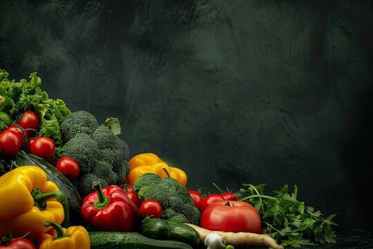 Premium Quality Visual of World Food Day,Varietycolorful Vegetables