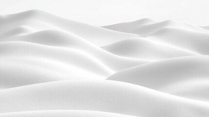 Obraz premium Faint Haze Over Soft Desert Landscape with Gentle undulating Forms