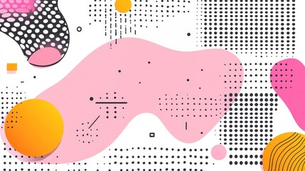 Fototapeta premium Geometric pattern background design with abstract modern art elements, featuring vibrant colors and dynamic shapes, perfect for contemporary decor or creative projects.