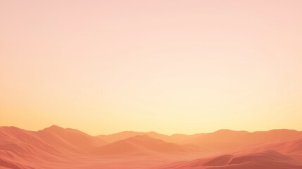 Fototapeta premium Dusky Orange Horizon Reflecting Over Serene Landscape at Sunset
