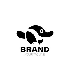 Platypus Logo. Platypus Logo Design. Platypus Logo Brand. Platypus Logo Vector Design Isolated on White Background
